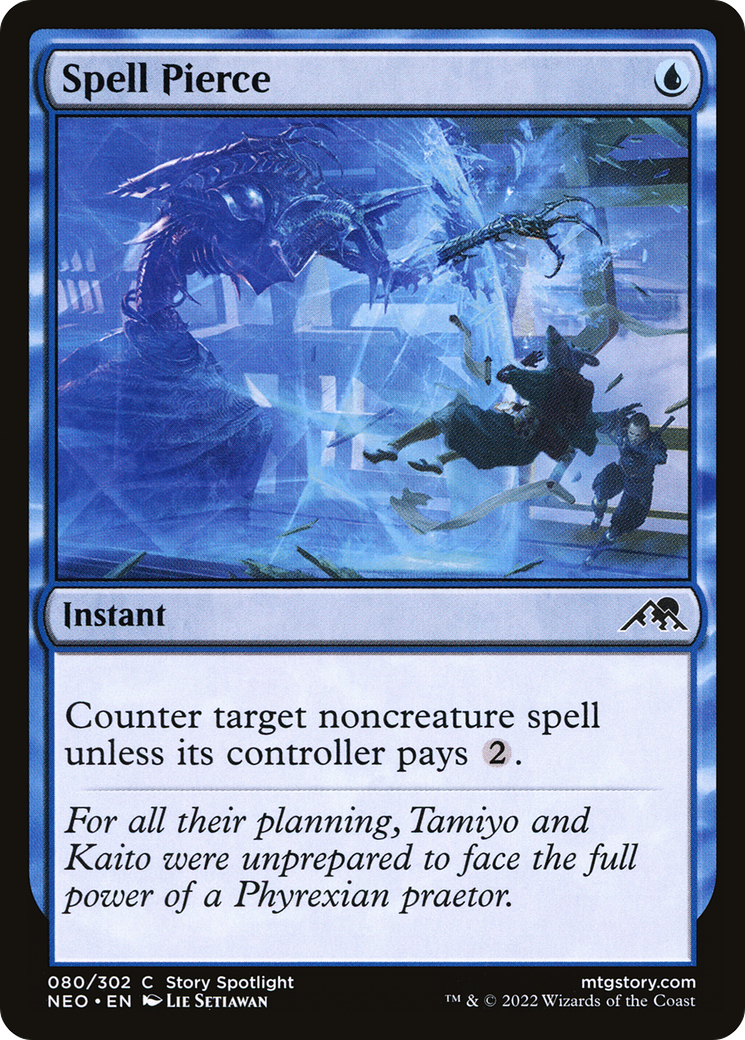 呪文貫き/Spell Pierce [NEO] [FOIL]