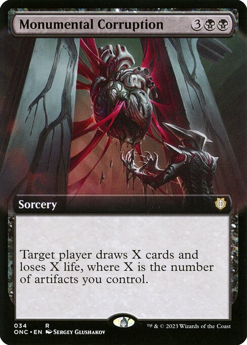 碑の堕落/Monumental Corruption [ONC-BF] [拡張アート] [FOIL]