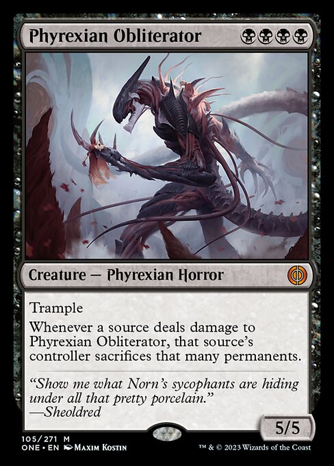 ファイレクシアの抹消者/Phyrexian Obliterator [ONE][FOIL]