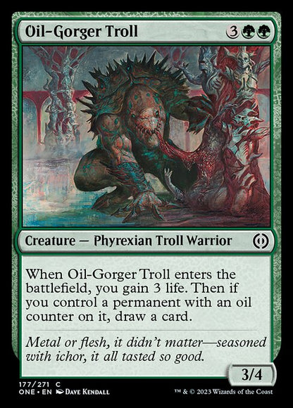 油喰らいのトロール/Oil-Gorger Troll [ONE][FOIL]