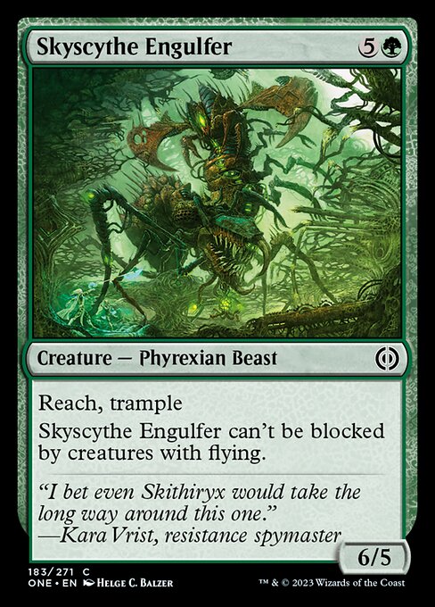 空鎌の飲み込むもの/Skyscythe Engulfer [ONE][FOIL]