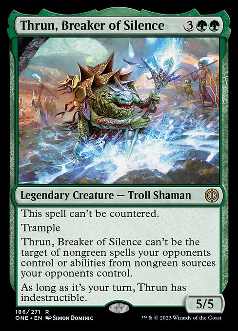 沈黙を破る者、スラーン/Thrun, Breaker of Silence [ONE][FOIL]