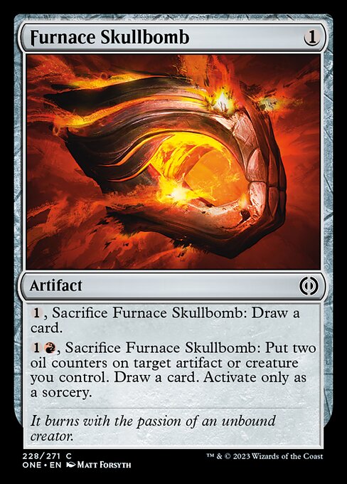 焼炉の頭蓋爆弾/Furnace Skullbomb [ONE][FOIL]
