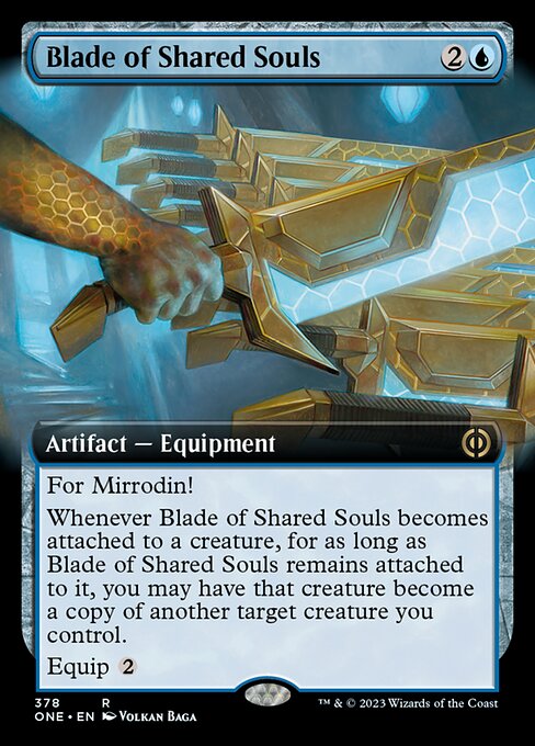 共同魂の刃/Blade of Shared Souls [ONE-BF][拡張アート][FOIL]