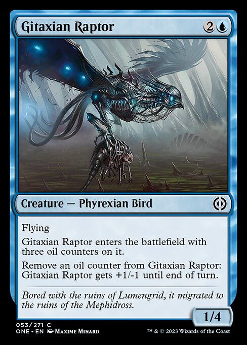 ギタクシア派の猛禽/Gitaxian Raptor [ONE][FOIL]