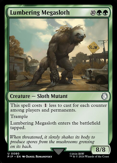 のし歩くメガ・スロス/Lumbering Megasloth [PIP] [FOIL]