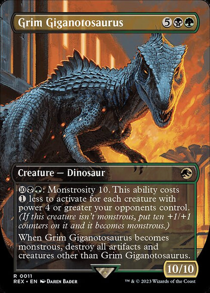 残忍なギガノトサウルス/Grim Giganotosaurus [REX] [FOIL]