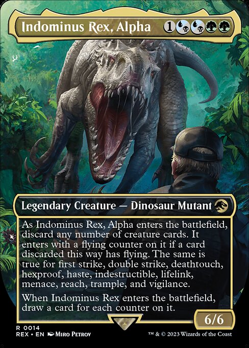 君臨するもの、インドミナス・レックス/Indominus Rex, Alpha [REX] [FOIL]
