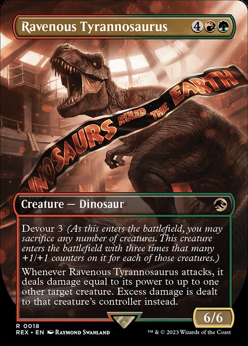 貪欲なティラノサウルス/Ravenous Tyrannosaurus [REX] [FOIL]