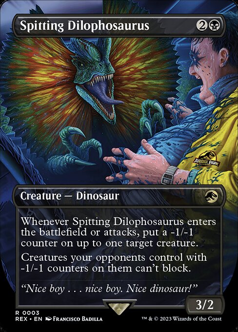 毒吐きディロフォサウルス/Spitting Dilophosaurus [REX] [FOIL]