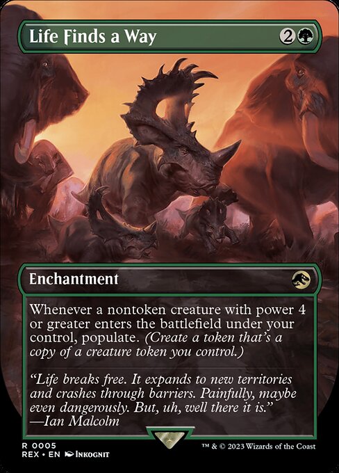 生命は必ず道を見つける/Life Finds a Way [REX] [FOIL]