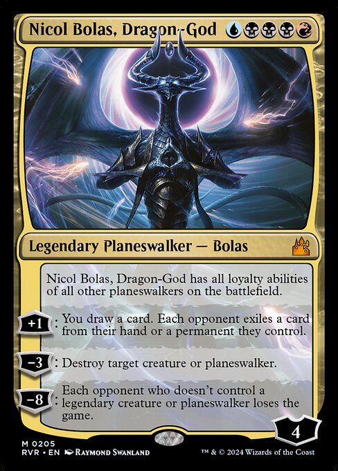龍神、ニコル・ボーラス/Nicol Bolas, Dragon-God [RVR]
