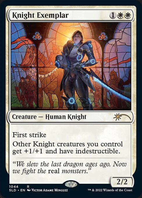 模範の騎士/Knight Exemplar[Secret Lair] [FOIL]