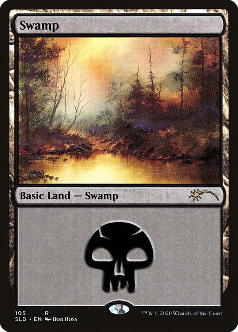 沼/Swamp(105) [Secret Lair] [FOIL]