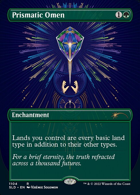 虹色の前兆/Prismatic Omen [Secret Lair] [FOIL]
