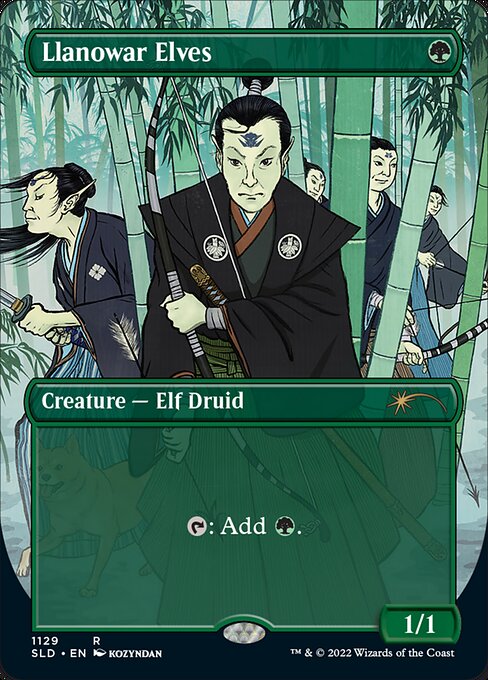 ラノワールのエルフ/Llanowar Elves [Secret Lair] [FOIL]
