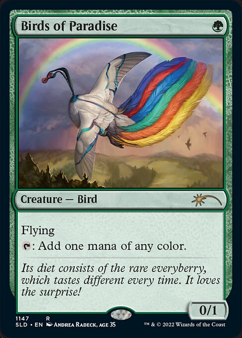 極楽鳥/Birds of Paradise [Secret Lair] [FOIL]