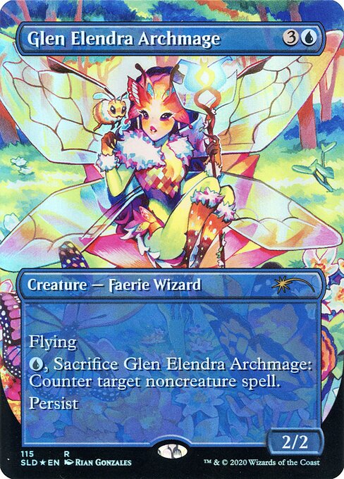エレンドラ谷の大魔導師/Glen Elendra Archmage [Secret Lair] [FOIL]