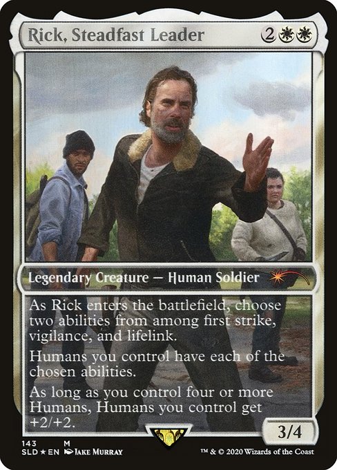 Rick, Steadfast Leader [Secret Lair] [FOIL]