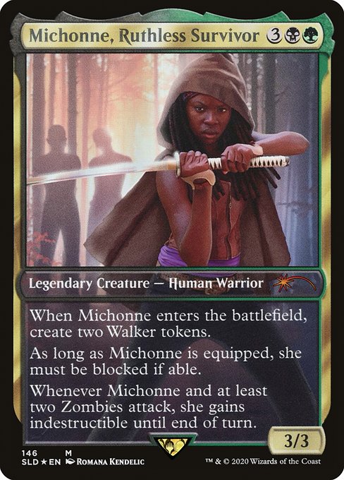 Michonne, Ruthless Survivor [Secret Lair] [FOIL]