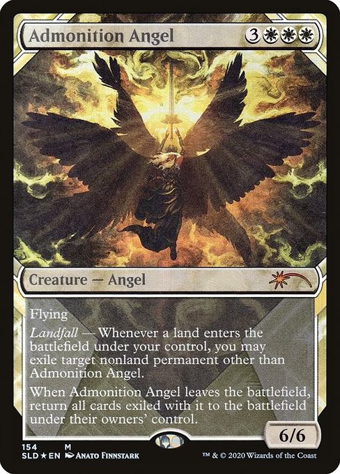 忠告の天使/Admonition Angel [Secret Lair] [FOIL]