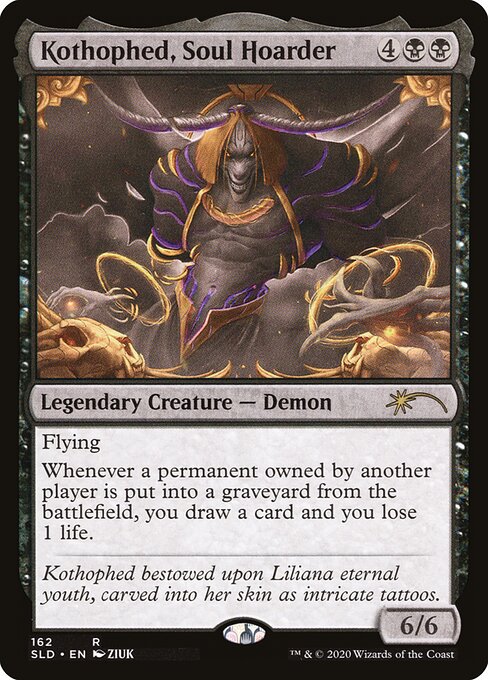魂の貯蔵者、コソフェッド/Kothophed, Soul Hoarder [Secret Lair] [FOIL] [エッチング]
