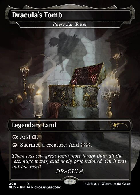 Dracula's Tomb 《ファイレクシアの塔/Phyrexian Tower》 [Secret Lair] [FOIL]
