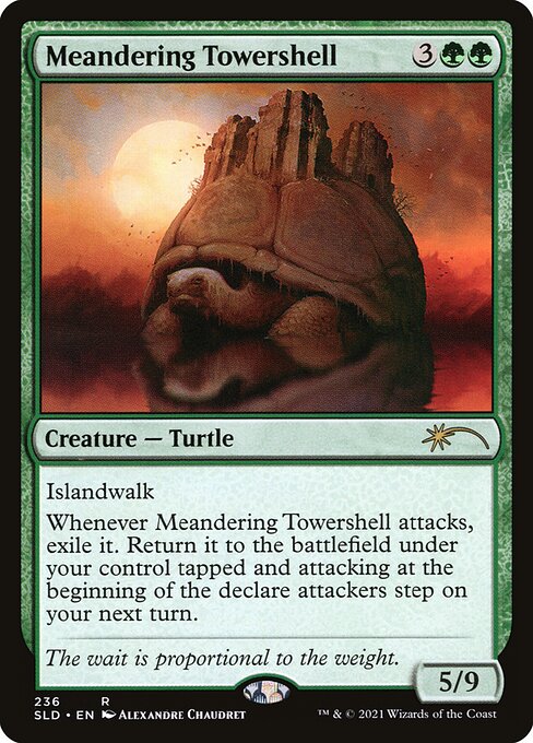 うねる塔甲羅/Meandering Towershell [Secret Lair]