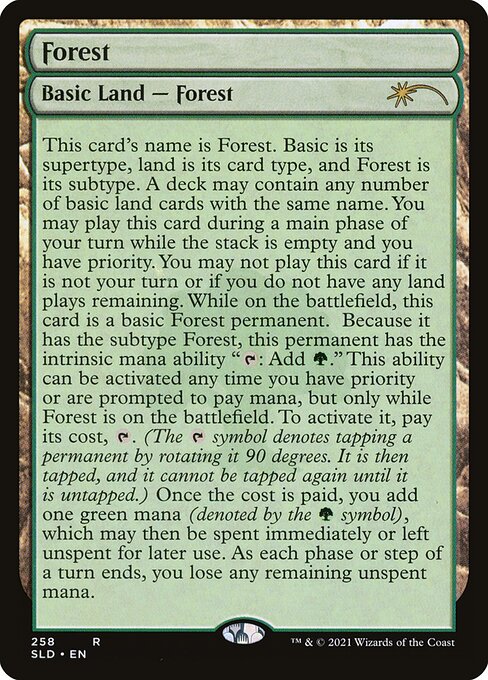 森/Forest [Secret Lair] [FOIL]