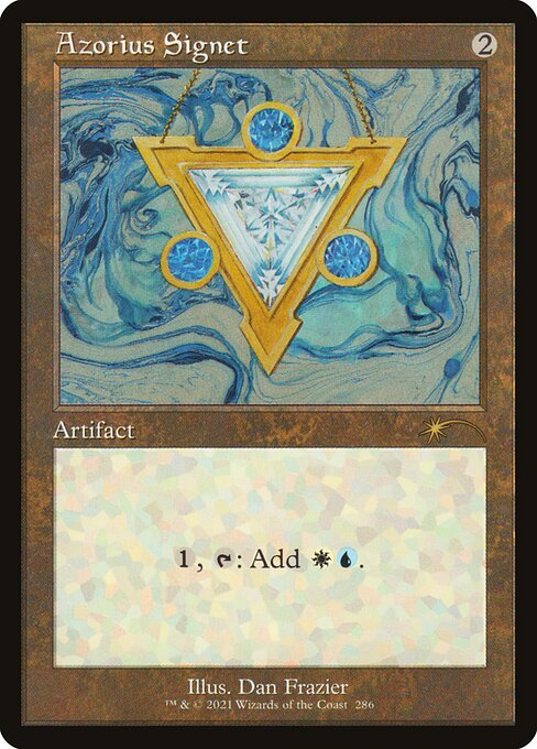 アゾリウスの印鑑/Azorius Signet [Secret Lair]