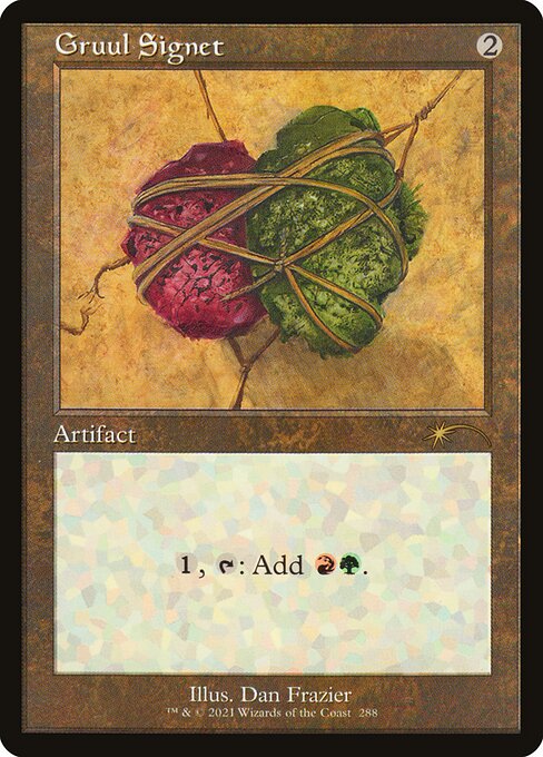 グルールの印鑑/Gruul Signet [Secret Lair] [FOIL] [エッチング]