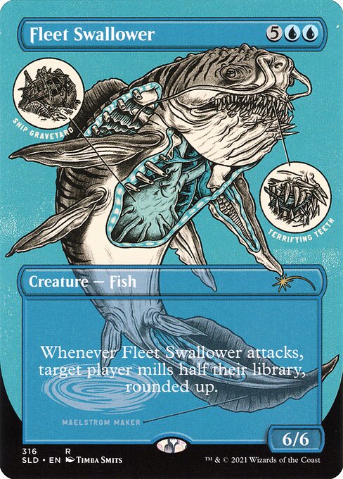 船団呑み/Fleet Swallower [Secret Lair] [FOIL] [エッチング]
