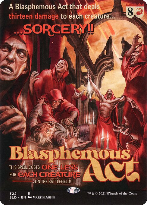 冒涜の行動/Blasphemous Act [Secret Lair] [FOIL]