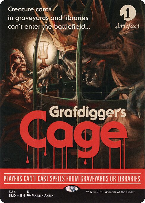 墓掘りの檻/Grafdigger's Cage [Secret Lair] [FOIL]