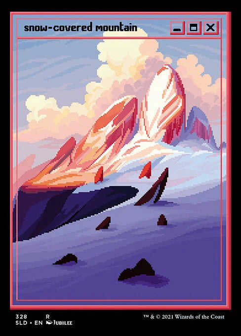 冠雪の山/Snow-Covered Mountain [Secret Lair]