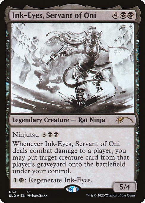 鬼の下僕、墨目/Ink-Eyes, Servant of Oni [Secret Lair] [FOIL]