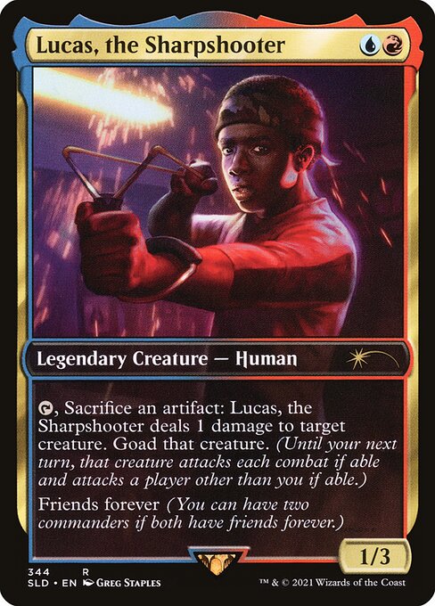 Lucas, the Sharpshooter [Secret Lair] [FOIL]