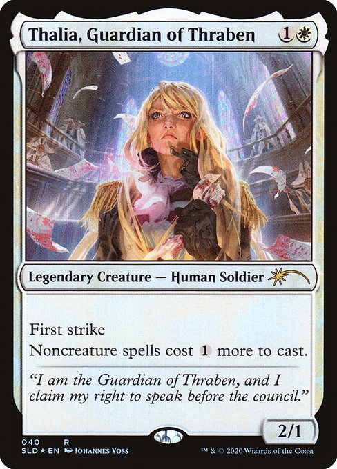 スレイベンの守護者、サリア/Thalia, Guardian of Thraben (040) [Secret Lair] [FOIL]