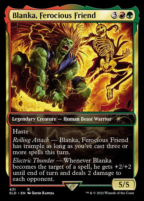 Blanka, Ferocious Friend [Secret Lair] [FOIL]