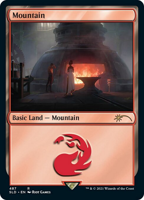 山/Mountain [Secret Lair] [FOIL]