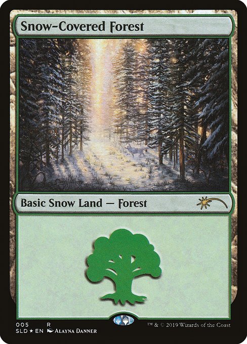 冠雪の森/Snow-Covered Forest [Secret Lair] [FOIL]