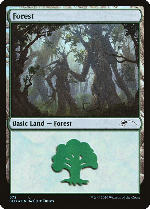 森/Forest (572) [Secret Lairr] [FOIL]