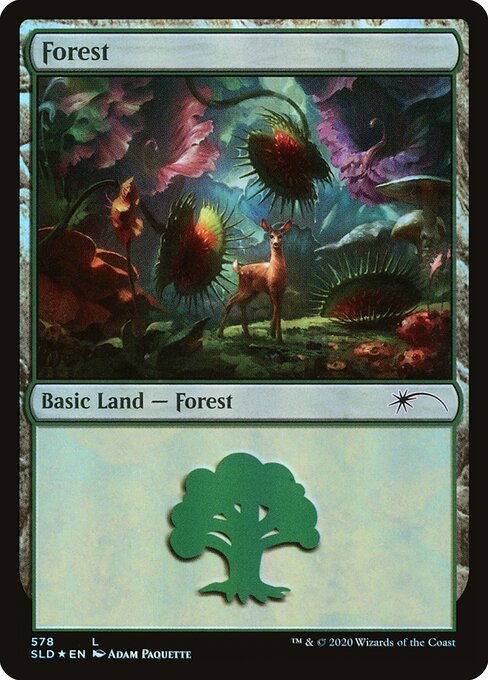 森/Forest (578) [Secret Lairr] [FOIL]