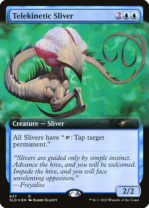 念動スリヴァー/Telekinetic Sliver [Secret Lair] [FOIL]