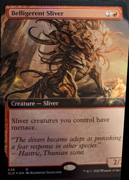 好戦スリヴァー/Belligerent Sliver [Secret Lair] [FOIL]