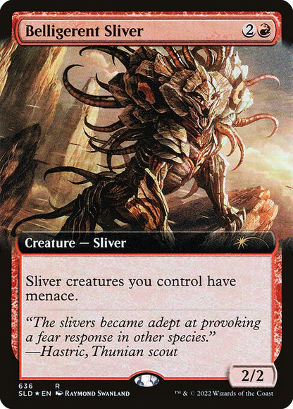 好戦スリヴァー/Belligerent Sliver [Secret Lair] [FOIL]