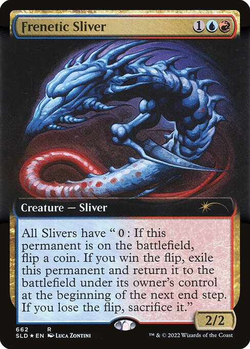 熱狂スリヴァー/Frenetic Sliver [Secret Lair] [FOIL]