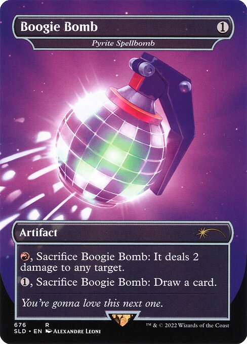Boogie Bomb《黄鉄の呪文爆弾/Pyrite Spellbomb》 [Secret Lair]