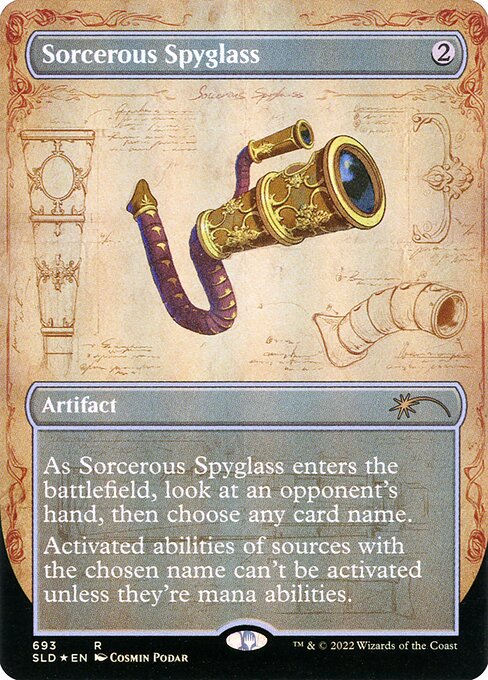 魔術遠眼鏡/Sorcerous Spyglass [Secret Lair] [FOIL]