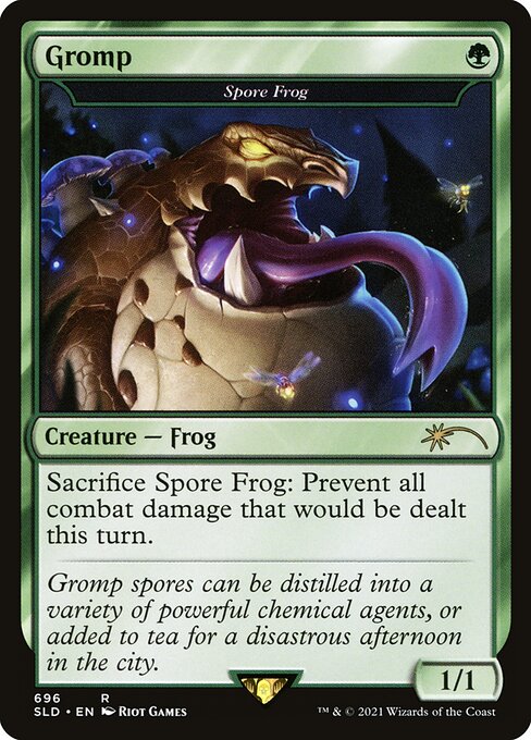 Gromp《胞子カエル/Spore Frog》 [Secret Lair] [FOIL]